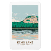 Echo Lake State Park New Hampshire  Magneet (Verticaal)