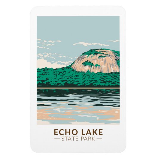 Echo Lake State Park New Hampshire  Magneet (Verticaal)