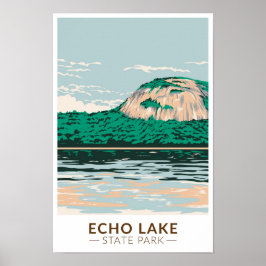 Echo Lake State Park New Hampshire Poster