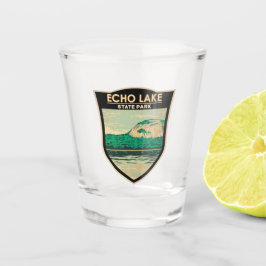 Echo Lake State Park New Hampshire  Shot Glas