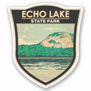 Echo Lake State Park New Hampshire  Sticker