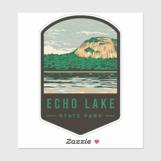 Echo Lake State Park Sticker (Vel)
