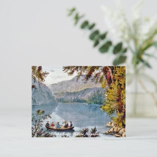 Echo Lake: White Mountains Briefkaart (Staand voorkant)
