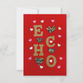 ECHO Love Note Card Bedankkaart (Voorkant)
