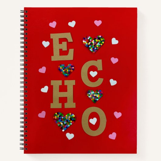 ECHO LOVE spiral notebook Notitieboek (Voorkant)