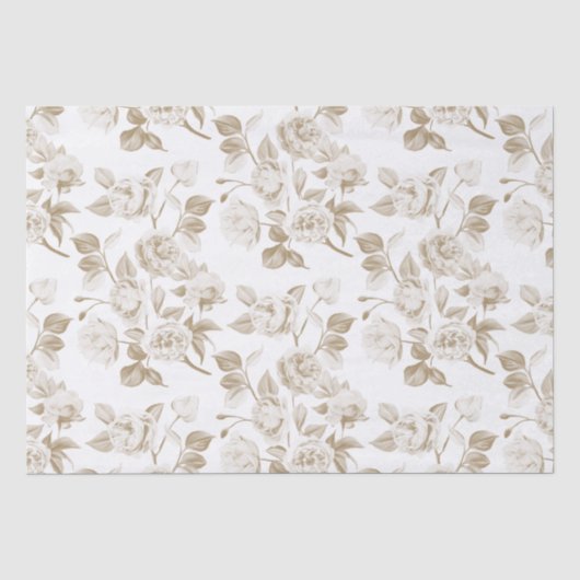 ECHO MODERN BOTANISCH BLOEMENPATROON TISSUEPAPIER (Voorkant)