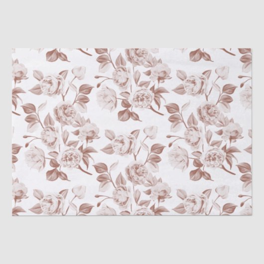 ECHO MODERN BOTANISCH BLOEMENPATROON TISSUEPAPIER (Voorkant)