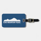 Echo Mountain alsjeblieft Bagagelabel (Voorkant horizontaal)