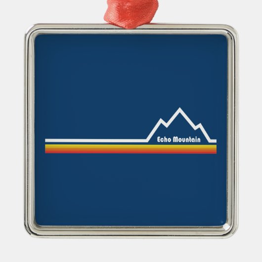 Echo Mountain Colorado Metalen Ornament (Voorkant)