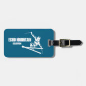 Echo Mountain Colorado Skier Bagagelabel (Voorkant horizontaal)