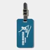 Echo Mountain Colorado Skier Bagagelabel (Voorkant verticaal)