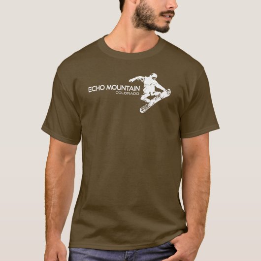 Echo Mountain Colorado Snowboarder T-shirt (Voorkant)