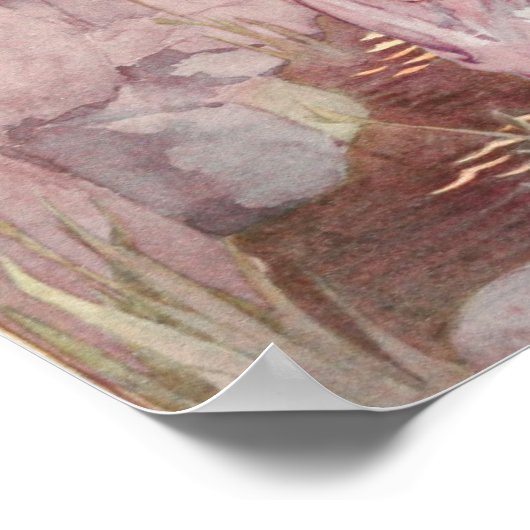 Echo & Narcissus  illustratie van Stratton Poster (Hoek)