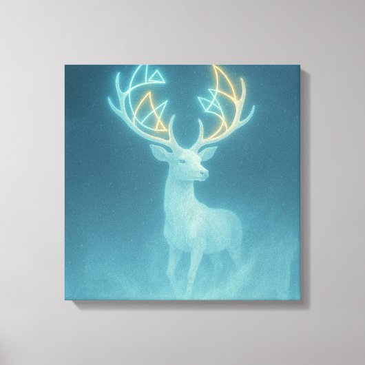 Echo of the Silent Deer Canvas Afdruk (Voorkant)