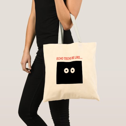 Echo-ogen zijn als... tote bag (Voorkant (product))