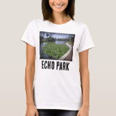 Echo Park Lake in Los Angeles, California T-Shirt (Voorkant)
