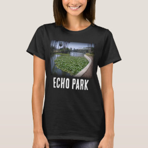 Echo Park Lake in Los Angeles, Californië T-shirt