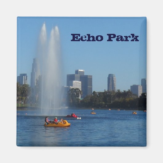Echo Park Lake Magneet (Voorkant)