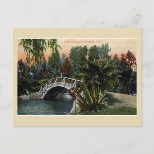 Echo Park Los Angeles Briefkaart (Voorkant)