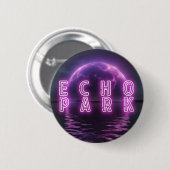 ECHO PARK NIGHtKLUB-badge Ronde Button 5,7 Cm (Voorkant /achterkant)