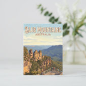 Echo Point Australië Briefkaart (Staand voorkant)