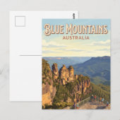 Echo Point Australië Briefkaart (Voorkant / Achterkant)