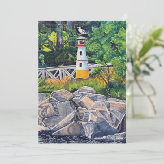 Echo Point Lighthouse Kaart (Staand voorkant)