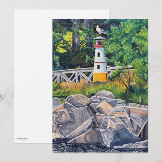 Echo Point Lighthouse Kaart (Voorkant / Achterkant)