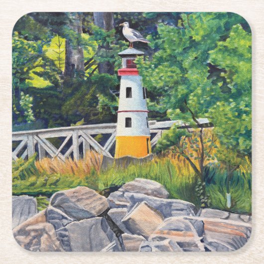 Echo Point Lighthouse Kartonnen Onderzetters (Voorkant)
