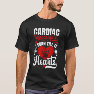 Echo Sonograaf Cardiografie Ultra Technician Auto T-shirt