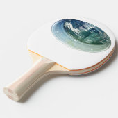 "Echo Sphere" – Conceptueel Ping Pong Bat Tafeltennisbatje (Voorkant Gekanteld)