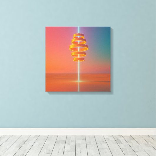 Echo Spire Canvas Afdruk (Insitu (Houten vloer))