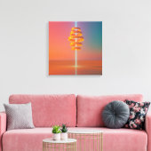 Echo Spire Canvas Afdruk (Insitu (Woonkamer))