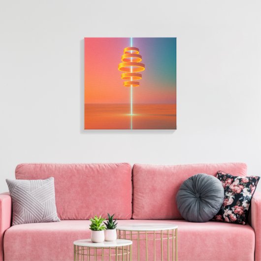 Echo Spire Canvas Afdruk (Insitu (Woonkamer))