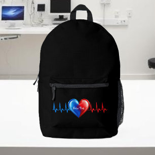 Echo Tech-Cardiac Sonograaf Bedrukte Rugzak