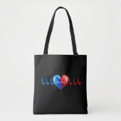  Echo Tech - Cardiac Sonographer Tote Bag (Voorkant)