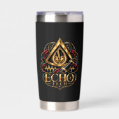 Echo Tech - Echocardiograaf - Sonograaf Geïsoleerde Drinkbeker (Voorkant)