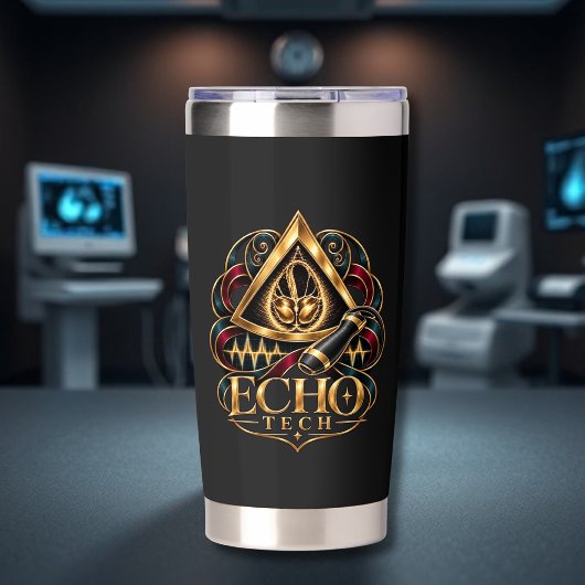 Echo Tech - Echocardiograaf - Sonograaf Geïsoleerde Drinkbeker