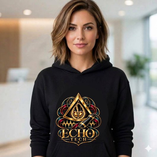 Echo Tech - Echocardiograaf - Sonograaf Hoodie