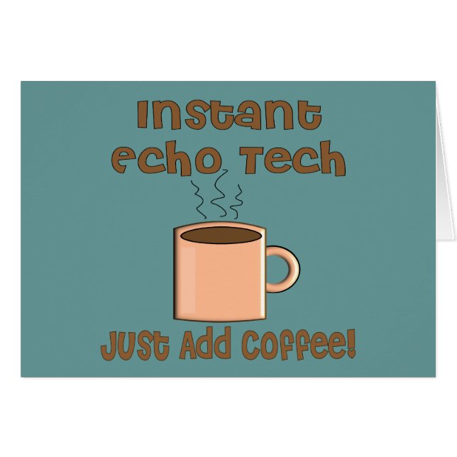 Echo Tech Gifts (cardiale echo Tech) (Voorkant Horizontaal)