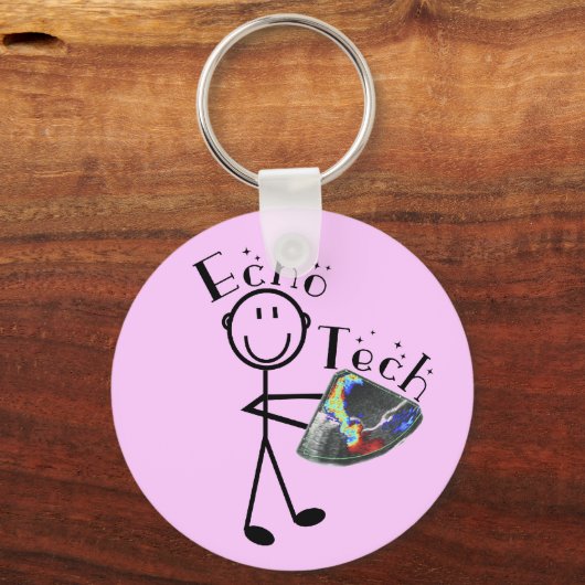 Echo Tech Gifts (hartecho-technicus) Sleutelhanger (Voorkant)