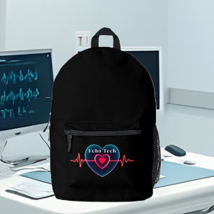 Echo Tech hartslag ECG Bedrukte Rugzak