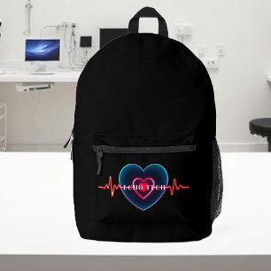 Echo Tech hartslag ECG Bedrukte Rugzak