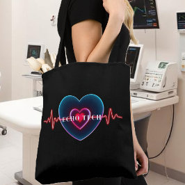Echo Tech | hartslag | ECG Tote Bag