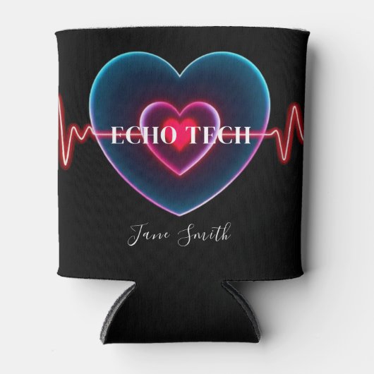 Echo Tech | Heartbeat | EKG Blikjeskoeler (Voorkant)