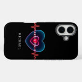 Echo Tech Heartbeat | Hart met ECG Case-Mate iPhone Case (Achterkant (horizontaal))