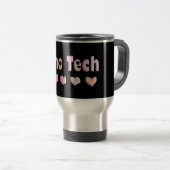 Echo Tech PINK HEARTS Design Giften Reisbeker (Voorkant rechts)