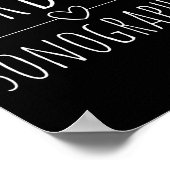 Echo Tech, Rs, Cardiale Sonograaf Poster (Hoek)