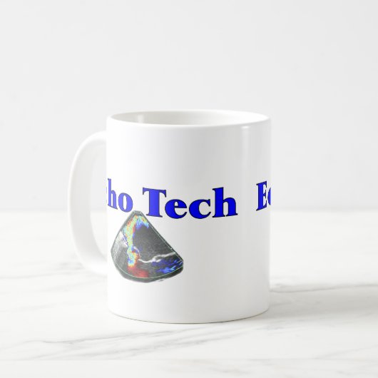 Echo Technicus Gifts (cardiale echo-techniek) Koffiemok (Voorkant links)