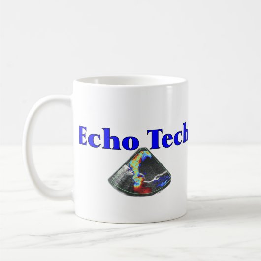 Echo Technicus Gifts (cardiale echo-techniek) Koffiemok (Links)